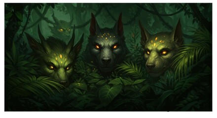 Mythical Creatures Hidden in a Jungle