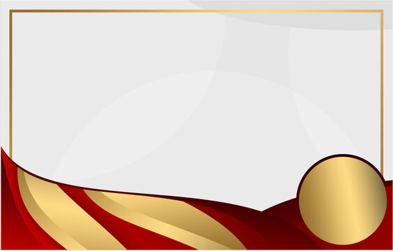 Abstract vector design with red and gold waves creates an artistic backdrop for business banners