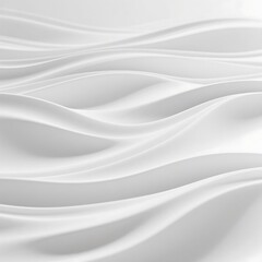 Obraz premium White texture, organic waves, soft ripples, minimalist surface,