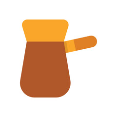 Turkish Coffee Pot Vector icon