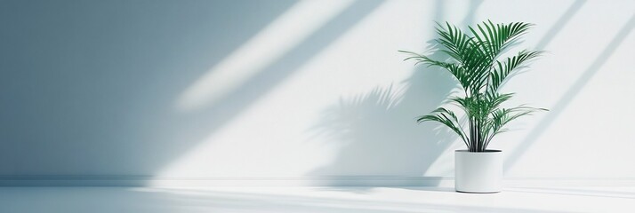 Obraz premium 3:1 ナチュラルな部屋と観葉植物01