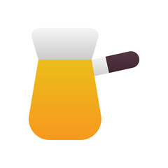 Turkish Coffee Pot Vector icon