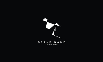WL, LW, Abstract initial monogram letter alphabet logo design