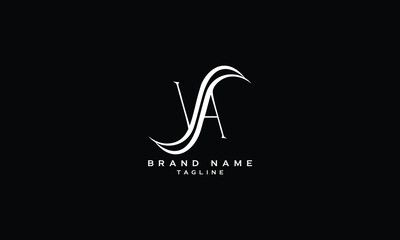 YAS, YSA, AYS, ASY, SAY, SYA, YA, AY, Abstract initial monogram letter alphabet logo design