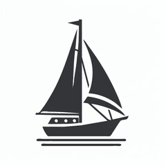 Boat Silhouette Icon Set – Minimalist Nautical Vector Collection