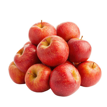 Pile of red apples