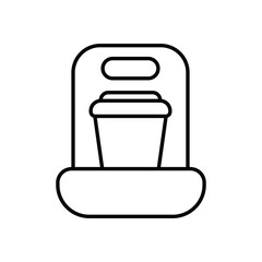 Coffee Holder Vector icon