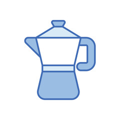 Obraz premium Moka Pot Vector icon
