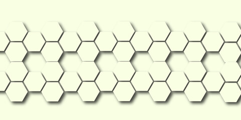 Abstract 3D hexagonal honeycomb pattern texture design