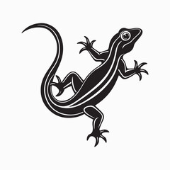 Fototapeta premium green anole lizard vector