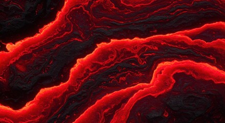 Molten Rock Flow Background
