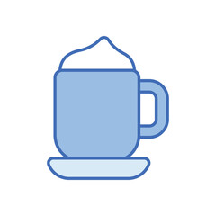 Obraz premium Viennese Coffee Vector icon