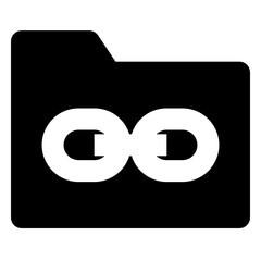 folders solid icon