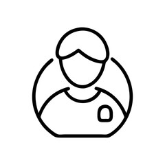 Simple User Profile Line Icon