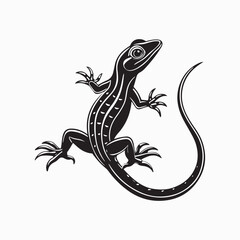 green anole lizard vector