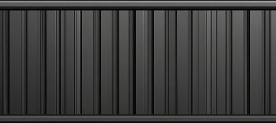 Dark Gray Vertical Striped Panel