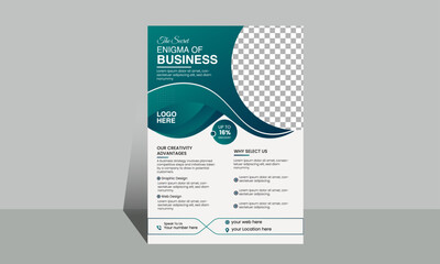 Modern clean and minimalist Professional Company Promotion  creative corporate business flyer design template . 