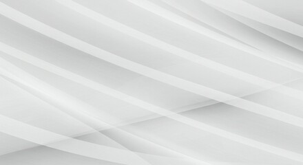 Obraz premium Elegant white background with diagonal shiny lines, soft gradients, smooth light reflections, clean and minimalistic design, abstract light streaks, subtle shadows and highlights.