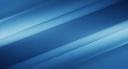 Fototapeta premium Elegant cool blue background with diagonal shiny lines, soft gradients in shades of icy blue, smooth light reflections, minimalistic modern design, abstract light streaks, subtle shadows and highlight