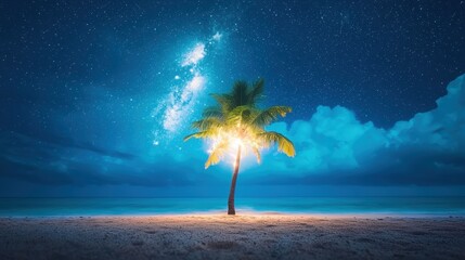 A sudden explosion of light during a night sky, breaking the silence of a peaceful evening.