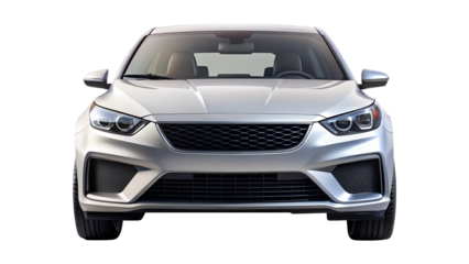 car isolated on transparent white background, clipping path