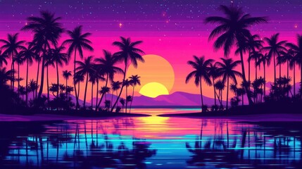 Tropical Sunset Paradise