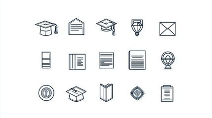 Education and Communication Icons