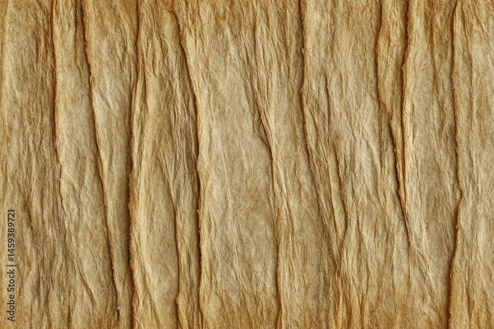 Poster textured beige paper background with vertical folds, creating a rustic and aged appearance ideal for