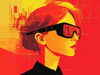 Innovative online tutoring experience with ai technology digital classroom education futuristic close-up learning innovation