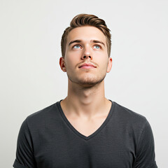 Fototapeta premium portrait of a handsome young man