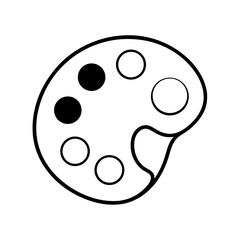 Fototapeta premium black and white paint