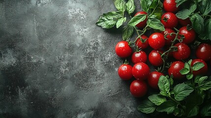 Tomato and herb arrangement