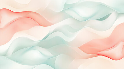 Minimal abstract background with soft pastel colors, smooth flowing lines and shapes, light gradients, clean and modern design, high resolution