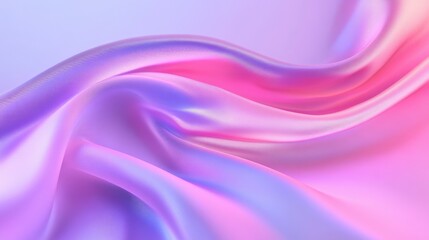 Fototapeta premium Pink and purple satin folds