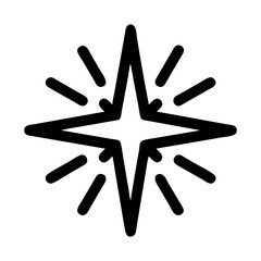 Fototapeta premium Bold Starburst Shine Symbol Icon Design
