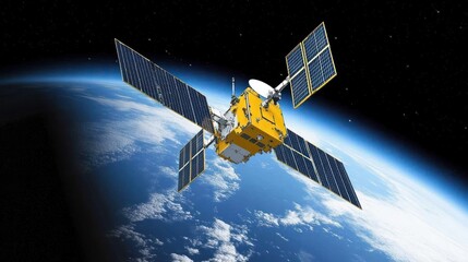Satellite Orbiting Earth: A Technological Marvel in Space