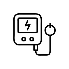 Electric Meter Reading Icon Design