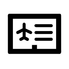 Flight Information Display Icon Design