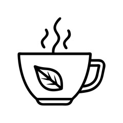 Herbal Tea Cup Icon Design