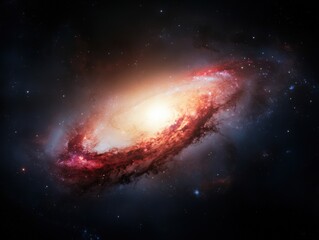 Fototapeta premium Outer space cosmic galaxy nebula