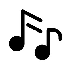 Musical Note Relaxation Icon Design