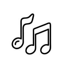 Musical Note Relaxation Icon Design
