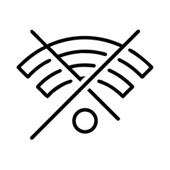 No WiFi Signal Icon Design