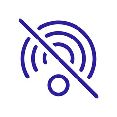 No WiFi Signal Icon Design