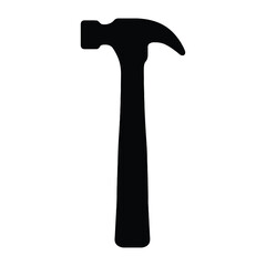 Hammer Silhouette Design. vector illustration 