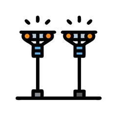Runway Light Beacons Icon Design