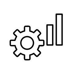 Settings Chart Icon Design