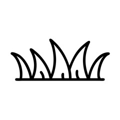 Short Grass Patch Icon Design