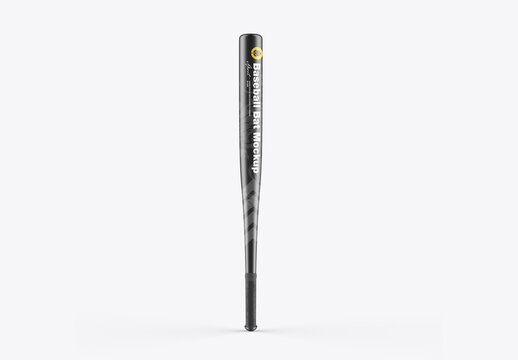 Metallic Baseball Bat Mockup