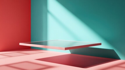 Minimalist, vibrant display platform